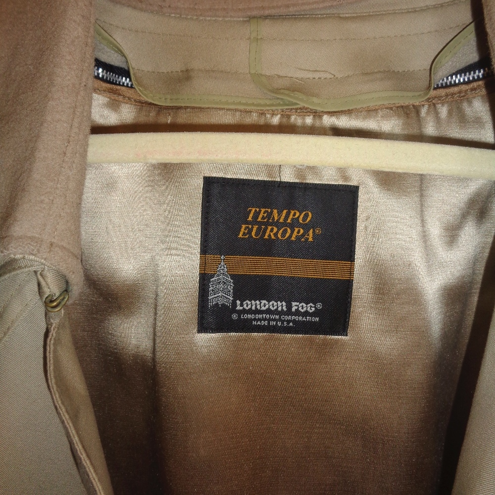 London Fog Mens Tempo Europa Trench Coat